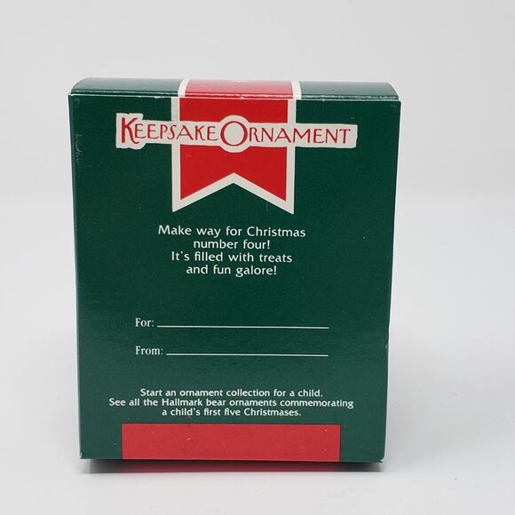 1989 Hallmark Child’s Fourth Christmas Handcrafted Holiday Ornament - Picture 2 of 9